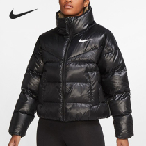 Nike Nike Official Womens Lianhood Warm Light Windproof Standing Collar Sports Down Clothing CU5814