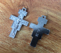  Icon of Jesus Crucifixion Pendant Orthodox Jesus Triple Cross Pendant Necklace Pendant Gift