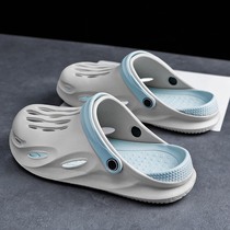 Japanese Sandals Sandals Summer Dongle Shoes Men Non-slip Soft Bottom Baotou Beach Shoe Tide Sandal Sandals Outdoor Slippers