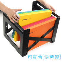Rich fast A4 iron hook hanging fast Labor folder hanging bag F4 hanging hanging fishing clip FC can hang fast fishing fast work clip hanging classification storage bag b4 label sticker hotel front desk office supplies