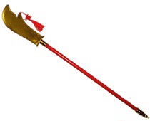 Simulation weapon Guan Gong knife without cutting edge prop big knife