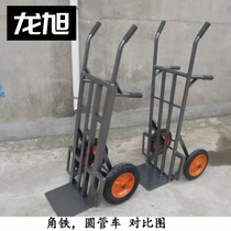 Construction site pull brick car electric flat hand push transport vehicle for engineering brick small pull car Push pull brick tiger car