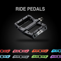 RACEWORK mountain bike bike nylon pedal ultra-light Palin bearing large width anti-skid downhill DH off-road