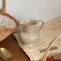 Loveable days ins French Korean style to make the old Middle Ago and multi-purpose milk pot teapot tableware storage vase