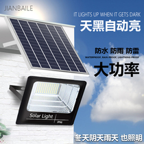 Solar Street Lamp Super Bright High Power Countryside Home Outdoor Lighting New 2021 Days Black Automatic Bright Court Lamp