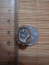 Nine-eyed shale rough stone Eye stone Money stone Pearl to ward off evil spirits to protect the body to spell the ring face