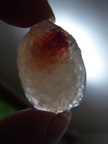 Gobi Agate rough shape Agate carving material Sugar heart Agate rough pendant