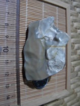 Alxa Gobi stone pictograph Gobi Jasper rough stone carving handlebar