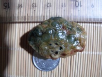 Nine eyes shale rough stone Eyes Agate stone Money stone Tianzhu evil spirits protection necklace pendant