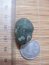 Gobi Qishi Pictogram stone Agate rough stone Wind stone money stone Eye stone beads