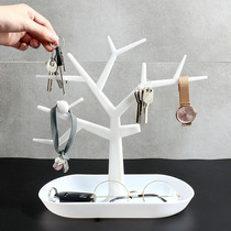 Entry door Key containing frame Xuanguan Desktop Shelf Storage Box Living Room Creative Pendulum Pieces Branches Decorative Pendulum Pieces