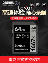 Rexa Memory Card 64G High Speed SD Card v60 Digital Micro SLR Camera Canon Nikon Sony
