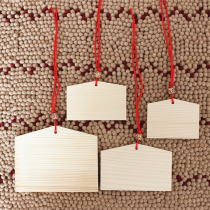 Wishing Brand Japan Painted Horse Brand Decoration Pendant Shop Message Signature Wishing Wall Wishing Tree Listing