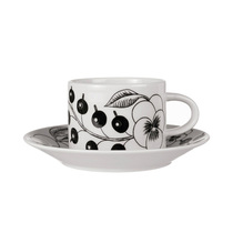 Southern girl Finland Arabia Fruit black and white ceramic tableware Mug cup teacup Coffee cup saucer plate bowl