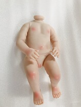 Bulk rebirth doll body soft glue 46cm doll body