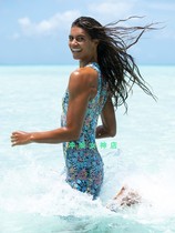 New roxy UPF50 chest zipper sleeveless vest one-piece surf sunscreen diving suit jellyfish dress female summer