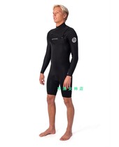 2mm long-sleeved one-piece shorts surf cold clothes wet clothes diving clothes deep diving autumn and winter cold men RIP CURL