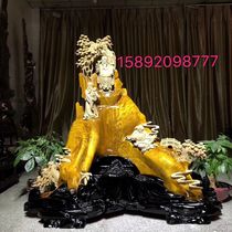 Jin Sinan wood carving Ebony Fu Lu Shou Yin Shen wood ornaments root carving Guan Gong Guanyin Bodhisattva Maitreya Buddha animal figures