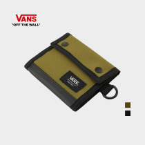 Vans Vans official olive green sports leisure mens and womens wallets