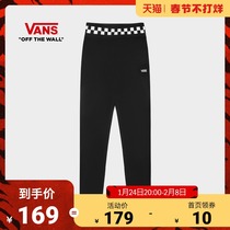 (No Closing) Vans Vans Official Black Leg Checkerboard Printed Women's legging Leggings