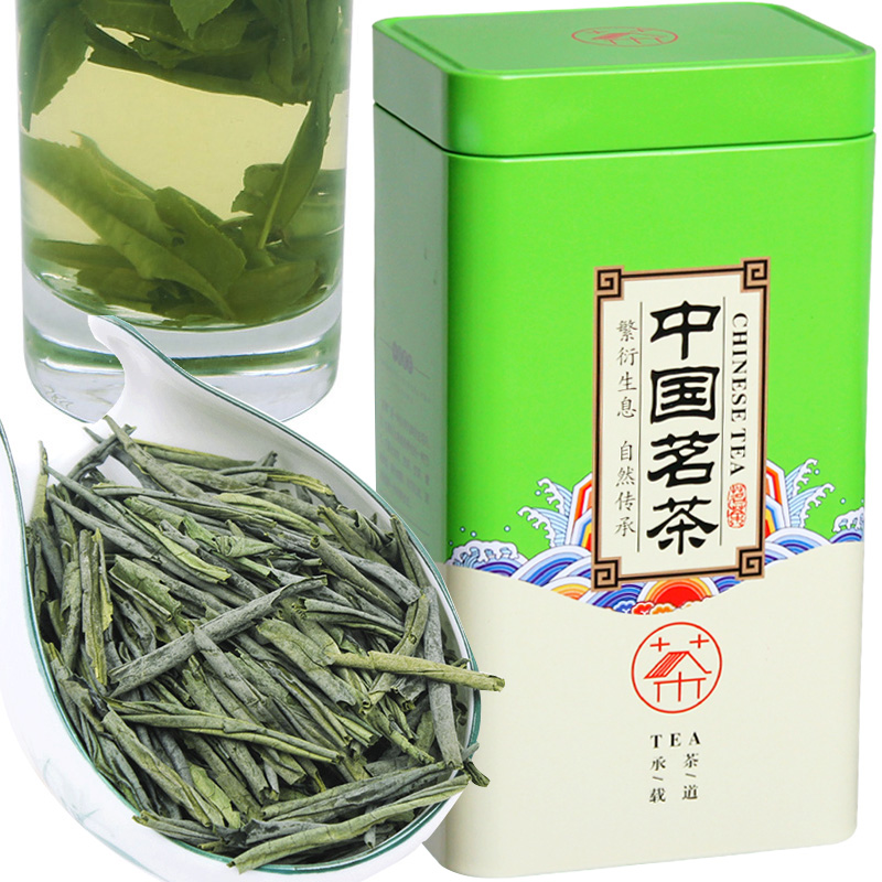 Baixiangji New Tea, Green Tea, Spring Tea, Grade II Cucurbit Tea, Fresh Fragrance, 150 g Canned and Benefit