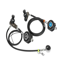 AKUANA double bottle breathing regulator set technology diving double bottle diving breathing regulator technology diving