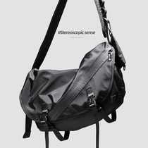Muzhiyi Tide Brand shoulder bag Mens Bag Function Wind Harajuku Shoulder Bag Student Toilwear Sports Light Backpack