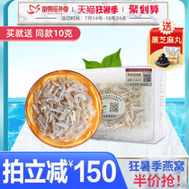 (Buy 40g and send 10g)Phoenix Chao coarse White Birds Nest crushed Indonesian imported pregnant woman Birds Nest Birds Nest Horn