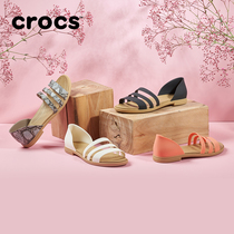 Crocs Women Shoes Card Loci Summer Special Lady Elegant Lady Sandals Casual Flat Bottom Shoes Single Shoes) 206109