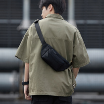 Wood Village Yao Sushi Pocket Satchel Bag Sloped Shoulder Bag Chest Bag Skew Hanging Bag Single Shoulder Bag Mens Backpack Movement Slanted Satchel Bag