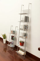 Six-layer CD disc rack European and American fashion metal grid creative home office storage and finishing