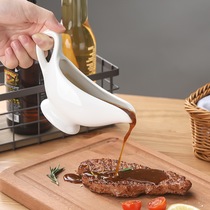 Steak juice bucket tomato sauce sauce sauce cup ceramic cheese sauce dish thick juice cup simple Western tableware