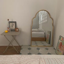 Korean ins French vintage vanity mirror dressing mirror