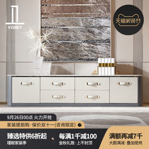 Methodist style light luxury marble TV cabinet living room modern simple wall storage floor cabinet furniture new C3