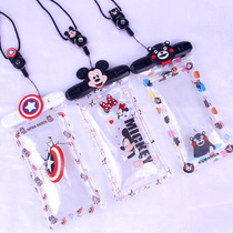 Underwater camera phone waterproof bag hot spring swimming universal touch screen fruit phone bag inflatable bag can float