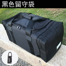 Black left behind bag left behind bag is loaded before carrying bag carry bag bag running bag luggage Hand bag