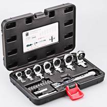 Ratchet Wrench Quick Screwdriver Set Fukuoka Tool Plum Auto Repair Quick Move Semi-automatic Gear Quick Struggle
