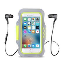 Sports mobile phone arm bag men and women running equipment arm sleeve wrist bag safety night running Apple 6s plus arm band 5 6p