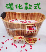 Thickened wood barrel bath tub bath tub Adult Bath Tub Sweat Steam Fumigation Barrel Bath Tub solid wood Bath Tub