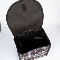 Large row folding bicycle basket square with lid basket skateboard electric car canvas vegetable blue basket front frame