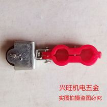 Traveling hanging wire passing wire passing cable pulley snap ring wire device steel hanging wire rope small pulley