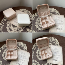 Chaifu grocery store W07 INS retro simple exquisite jewelry box large capacity earring ring portable storage box
