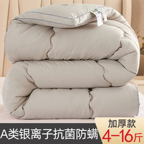10 Jin 12 silk quilt winter quilt cotton thickened warm spring and autumn quilt single double winter dormitory space quilt core