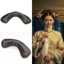 Film and television Qing Dynasty wig concubine flag head Fujin Gege shape ancient princess with comb flag head A- 046-047