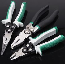 Power Lion high-end force-saving oblique pliers 7-inch oblique pliers Industrial grade pointed nose pliers 8-inch non-slip wire pliers