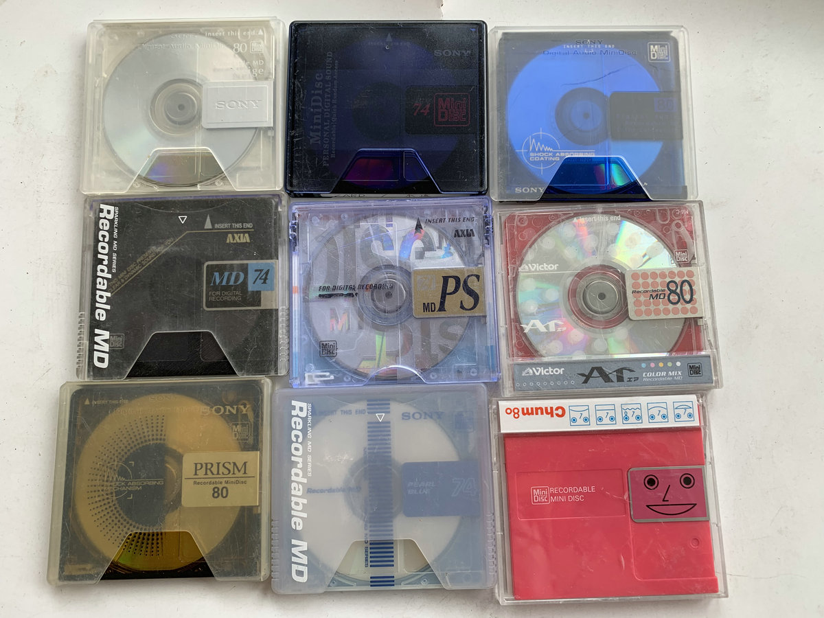 [Secondhand products]Special MD disc music disc repeatable recording disc with shell MINI DISC