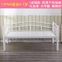 Splicing bed childrens bed with guardrail wrought iron baby boy girl princess bed single bed small bed widened bedside bed