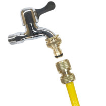 All-copper car wash joint Standard connection 4-point water pipe through the water connection washing machine faucet joint car wash water gun joint