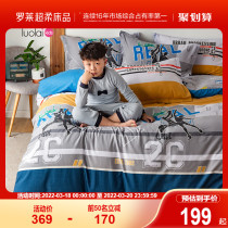 Roles Childrens Four Pieces Of Pure Cotton Boy Cartoon Quilt Cover All-cotton Bed Linen Three Sets bed Dormitory Bed Bedding