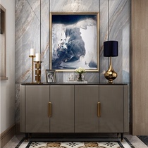 American light luxury living room entrance cabinet Modern simple dining side cabinet Storage side cabinet Foyer shoe cabinet End view cabinet